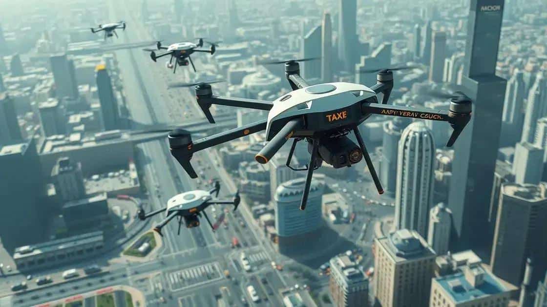 Exploring the concept of taxi drones