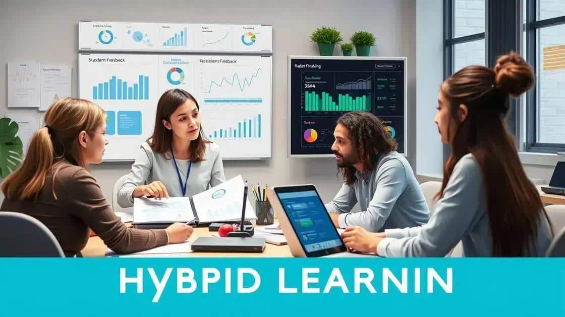 Measuring success in hybrid learning environments