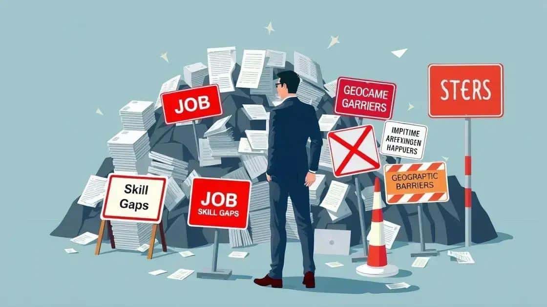 Common barriers to landing a great job
