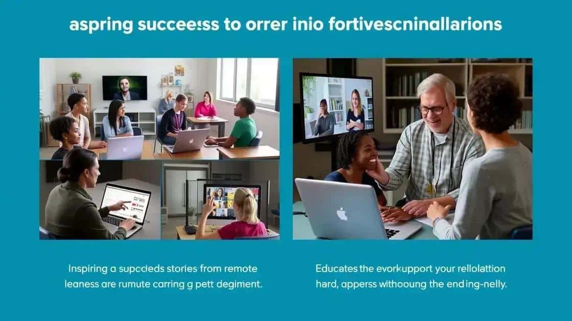 Success stories from remote learning implementations