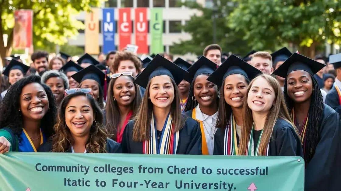 Real-life success stories of transfer students