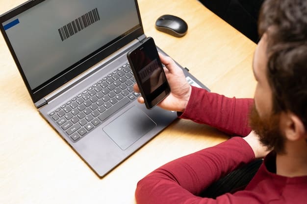 A smartphone displaying a two-factor authentication code generated by an authenticator app, alongside a laptop screen showing a login page requesting both password and 2FA code. The image emphasizes the importance of using a second authentication factor for enhanced security.