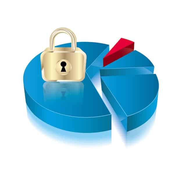 A pie chart showing the distribution of different types of crypto security threats, with phishing attacks, malware, and exchange hacks as prominent segments. The chart is displayed on a digital screen.