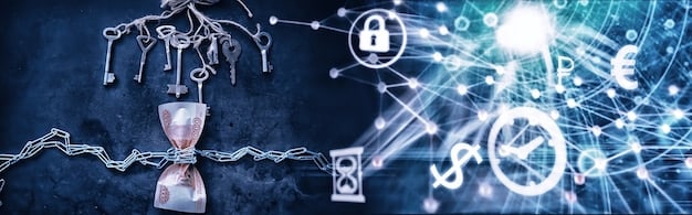 A diagram illustrating a smart contract execution process with data flowing openly on a blockchain network, highlighting the lack of privacy.