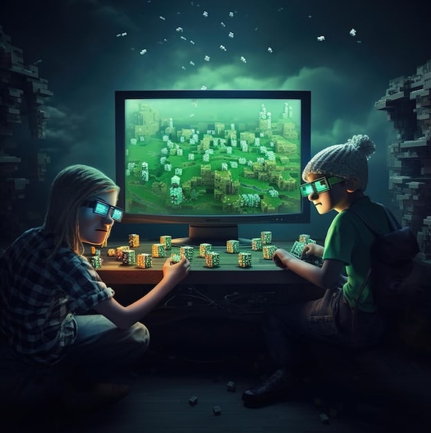 A screenshot from a popular Web3 game, showcasing in-game NFTs and play-to-earn mechanics, with clear indications of blockchain integration.