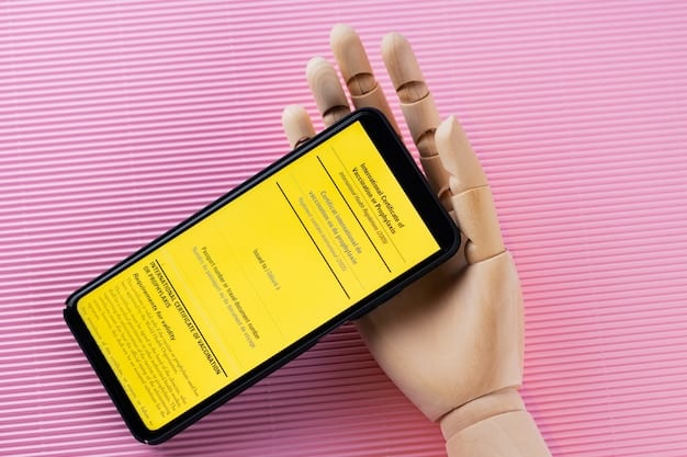 A close-up shot of a smartphone screen displaying a user-friendly interface for managing Web3 identity. The interface includes options for verifying identity attributes, managing permissions, and accessing various Web3 applications.