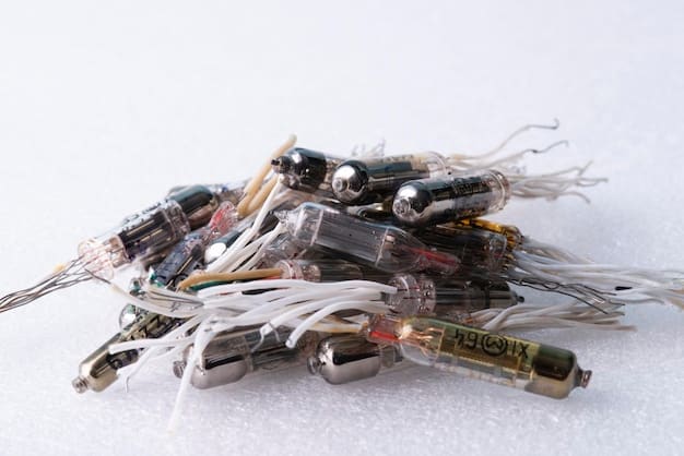 A close-up shot of electronic waste (e-waste) piled up, symbolizing the hardware obsolescence associated with traditional mining rigs. The image should convey a sense of environmental concern and the need for sustainable solutions.