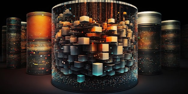 A visual representation of a blockchain network congested with transactions, depicted as a traffic jam. The image illustrates the scalability bottleneck and the need for efficient Layer-2 solutions.