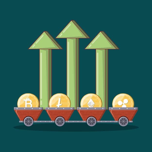 A bar graph comparing the market capitalization of different altcoins with varying governance models. The x-axis lists altcoins like Tezos, Decred, and Dash, each representing a different governance style. The y-axis shows market capitalization in USD. A brief caption explains how each coin's governance decisions have influenced its market cap.