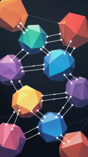 A conceptual illustration depicting a decentralized network with nodes representing DAO members, all connected to a central regulatory hub symbolized by the US Capitol. The connections are shown as lines of varying thickness, indicating different levels of compliance and engagement.