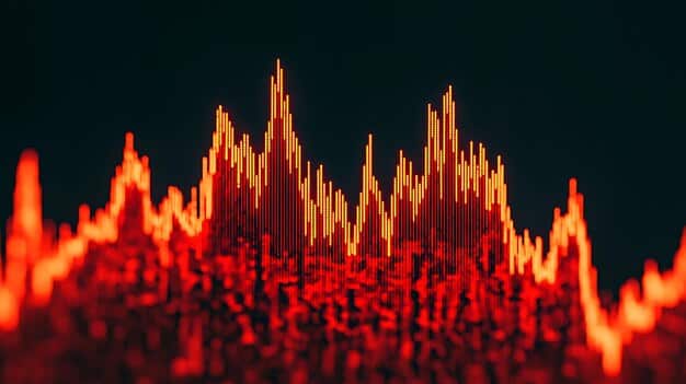 A graph showing the price of a new altcoin rising sharply after a fork or airdrop, then stabilizing, illustrating the potential for profit but also the risk of volatility.