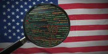 Smart contract security audit process with highlighted code for US users