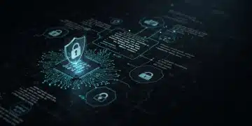Smart Contract Audits 2026: 99% Security for U.S. Developers Advanced AI auditing smart contract code for vulnerabilities, symbolizing 99% security by 2026.