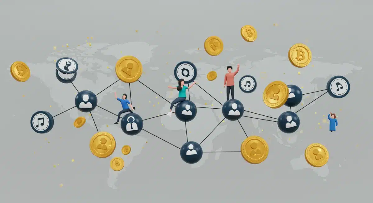 Decentralized social media ecosystem with blockchain nodes and tokenomics