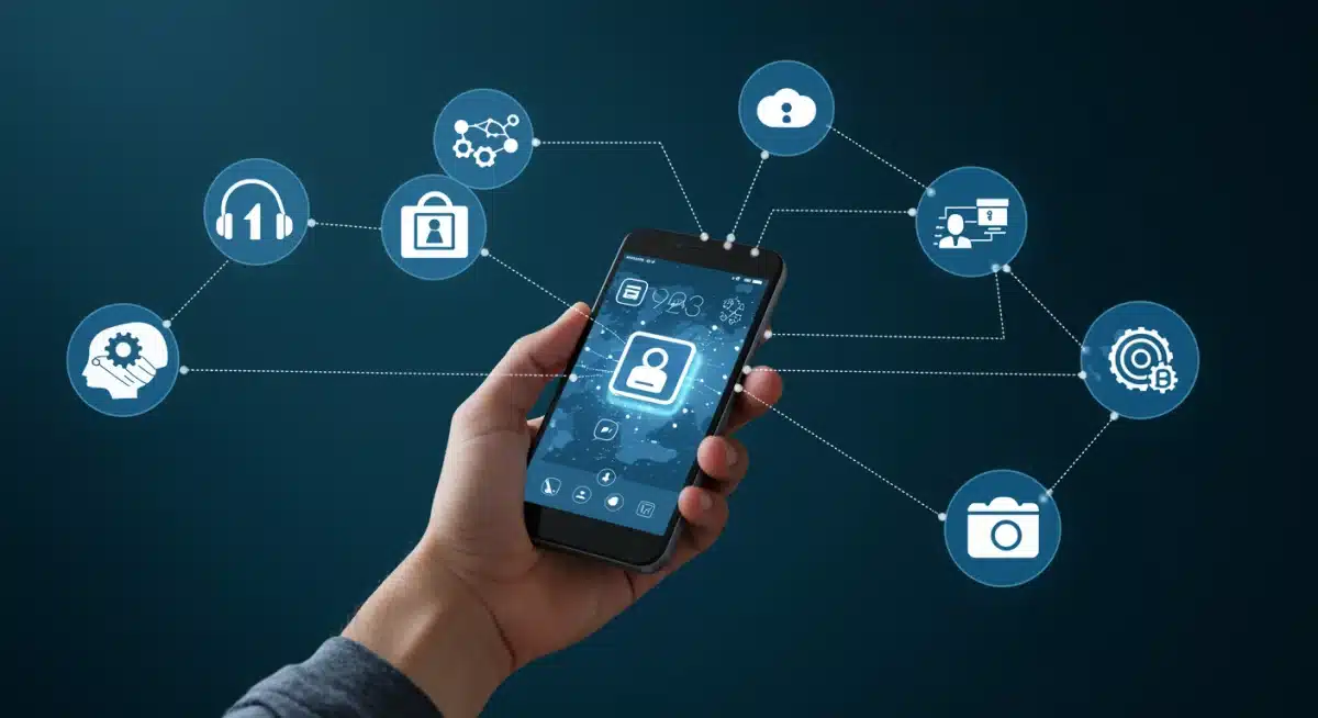 User managing self-sovereign identity on a smartphone for Web3 access