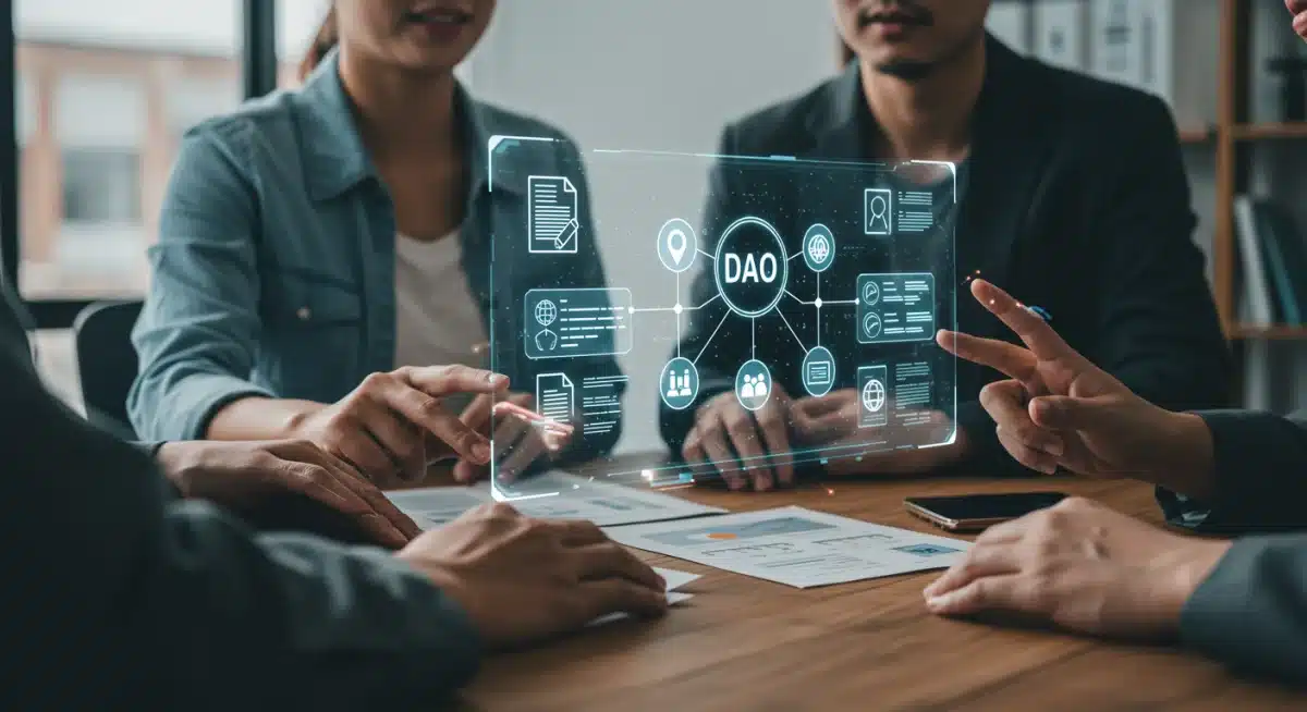 Community-driven compliance and innovation in decentralized autonomous organizations.