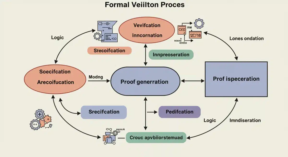 Detailed flowchart of the formal verification process for smart contract development