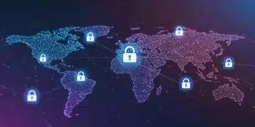 Futuristic decentralized data storage network with secure blockchain connections