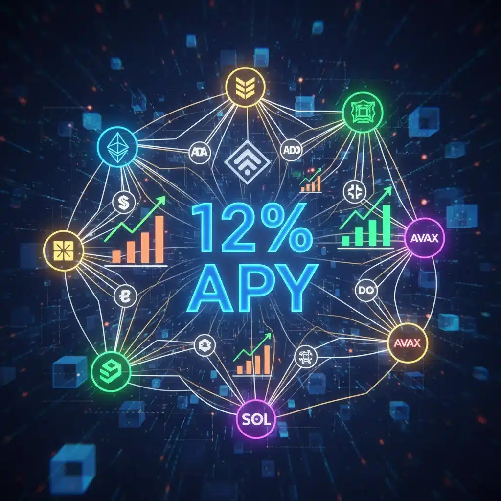 Altcoin Staking: 12% APY Yield Strategies Unveiled